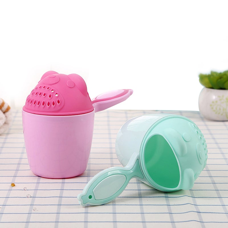 Baby Shampoo Cup Baby Spoon Shower Bath Water Bailer Bathing Helper Children Bath Accessories - Image 2