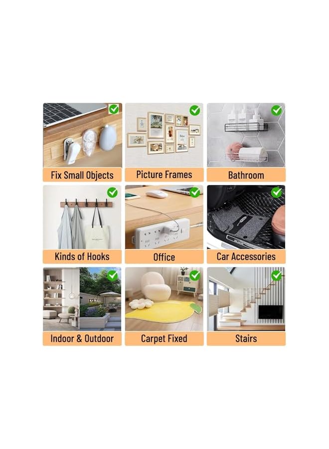 PROMASS 1pcsDouble Sided, Heavy Duty, Waterproof Nano Mounting Tape, Length 5 meter, 20mm Width, Multipurpose Adhesive Tape, Removable Sticky Poster Tape for Walls Decor Carpet(Clear)  - Image 4