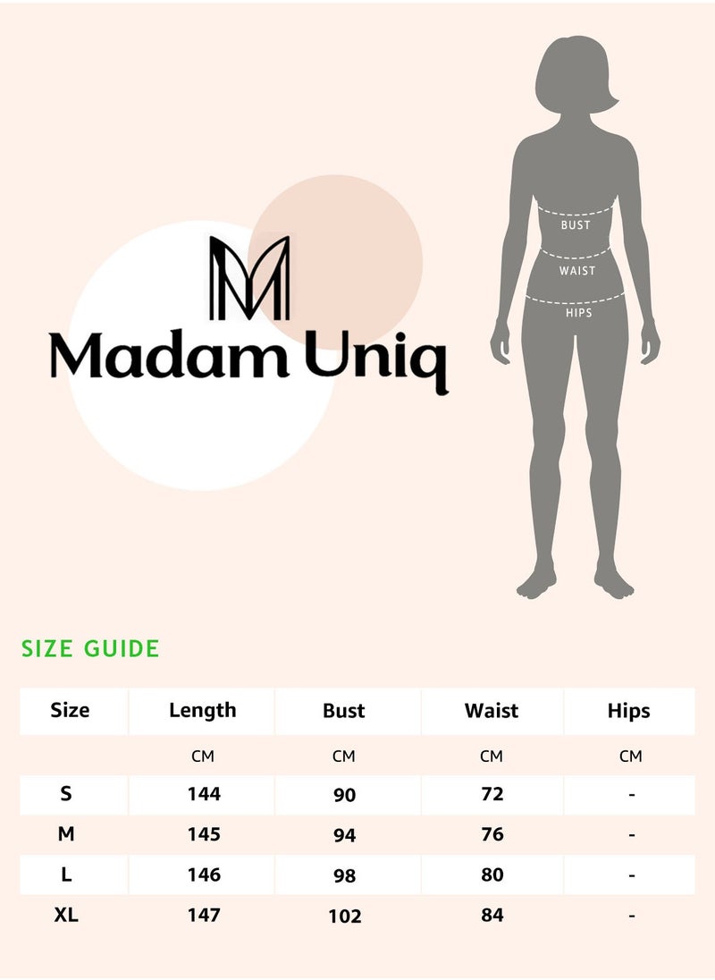 Madam Uniq Elegant Long Organza Evening Dress with Charming Style  - Image 5