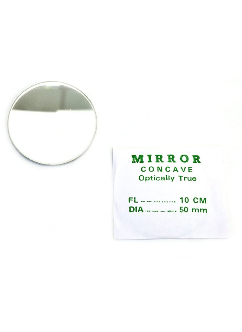 King Mariot - 1pcs Concave Mirror, Spherical | 50mm Diameter and 100mm Focal Length | Clearer Vision and Enhanced Learning | Durable and High-Quality Material | Ideal for Physics and Optics Experiments - Image 1