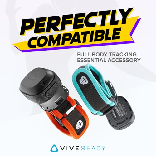 Rebuff Reality Trackstraps for VIVE Ultimate Tracker + Dance Dash Game Key, VR Straps for Full-Body Tracking, Vive Tracker Straps with Dance Dash Game, Ideal for VRChat, FBT & Immersive Experiences - Image 5