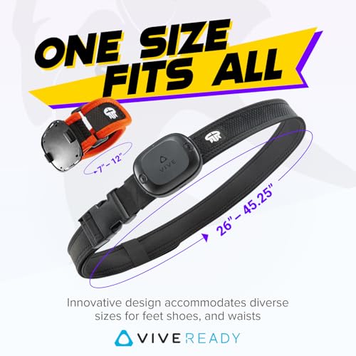 Rebuff Reality Trackstraps for VIVE Ultimate Tracker + Dance Dash Game Key, VR Straps for Full-Body Tracking, Vive Tracker Straps with Dance Dash Game, Ideal for VRChat, FBT & Immersive Experiences - Image 3