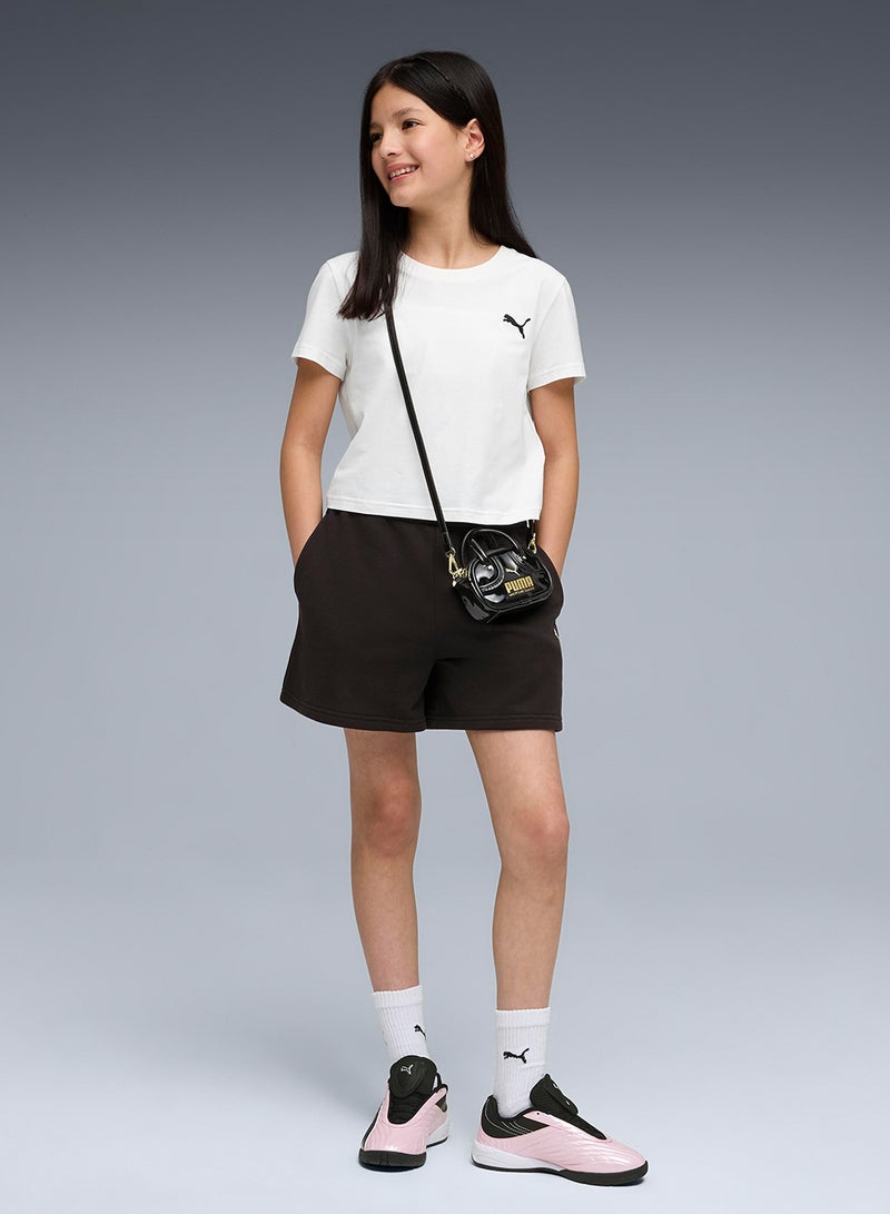 بوما شورتات عالية الخصر بشعار الشباب الأساسي - Image 3