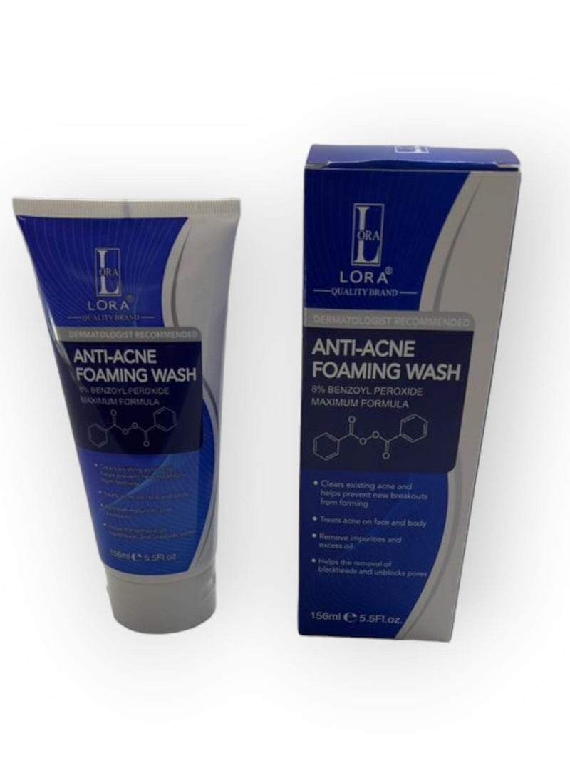 LORA Dermatologist Recommended Anti Acne Foaming Wash - Image 3