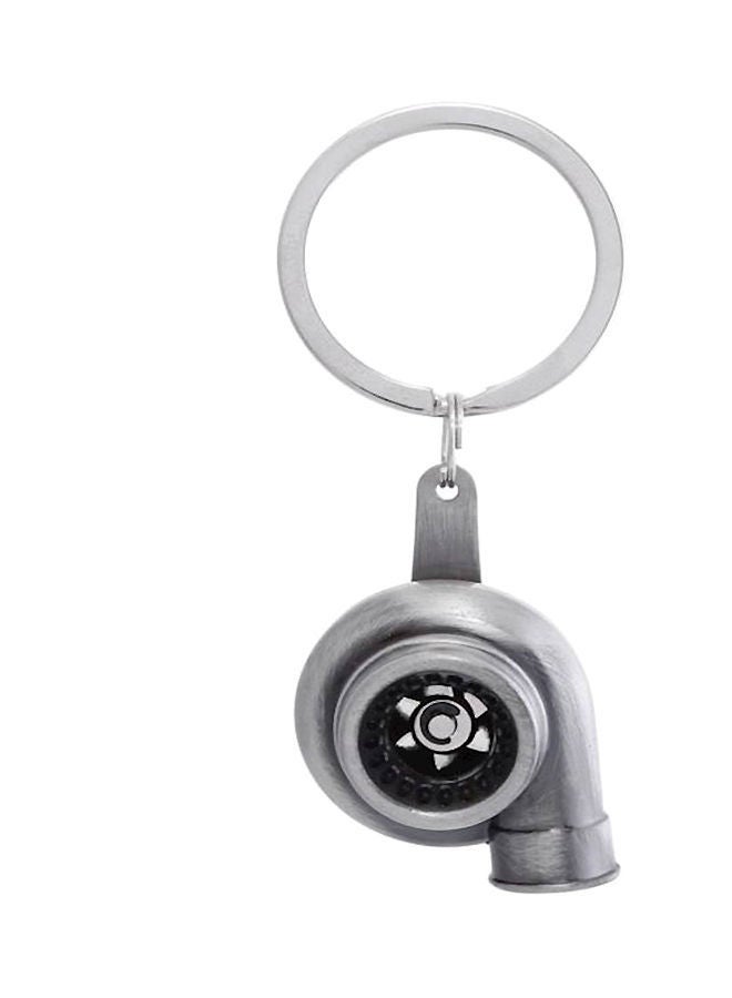 NIBEMINENT Zinc Alloy Metal Turbo Metallic Key Chain