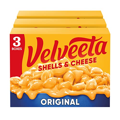Velveeta Shells & Cheese Original Shell Pasta & Cheese Sauce, 3 ct Pack, 12 oz Boxes - Image 1