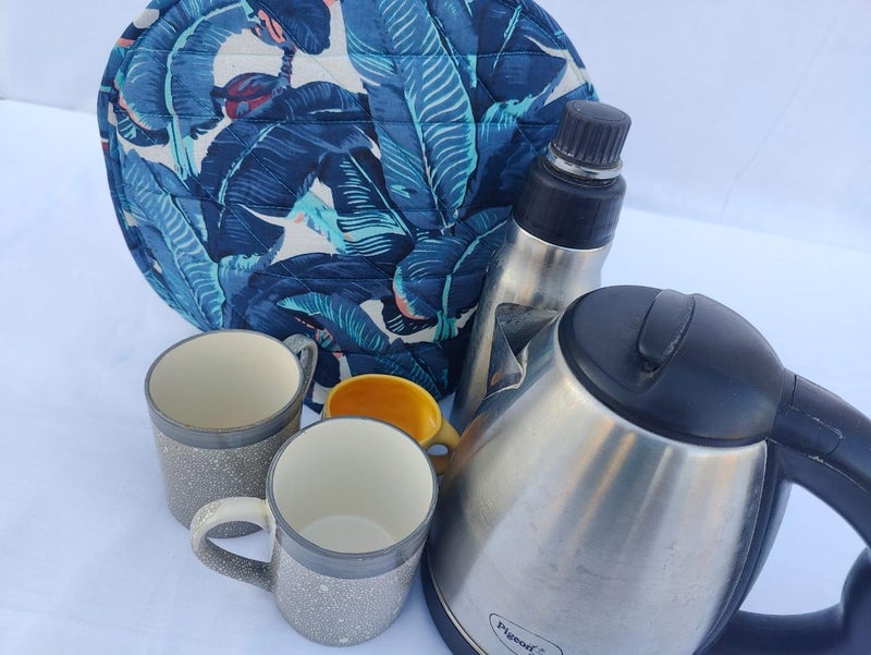 Malan Bai Mandala Tea Cozy Cover Hand Block Winter Tea Cozy Cotton Tea Kettle Warmer Pot Cover Hot Coffee Cover Handamde Kitchen Décor Brand: Malan Bai (Pattern 34) - Image 3