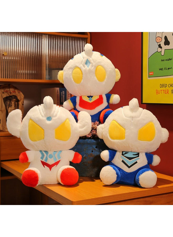 Generic - Ultraman Plush Toy Q Edition Ultraman Pillow Pillow Large Ornaments Doll For Boys Ultraman Gift-Color:[Blue And White [rabbit Plush-Height:65cm [1.8.9 - Image 1