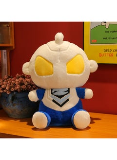 Ultraman Plush Toy Q Edition Ultraman Pillow Pillow Large Ornaments Doll For Boys Ultraman Gift-Color:[Blue And White [rabbit Plush-Height:65cm [1.8.9