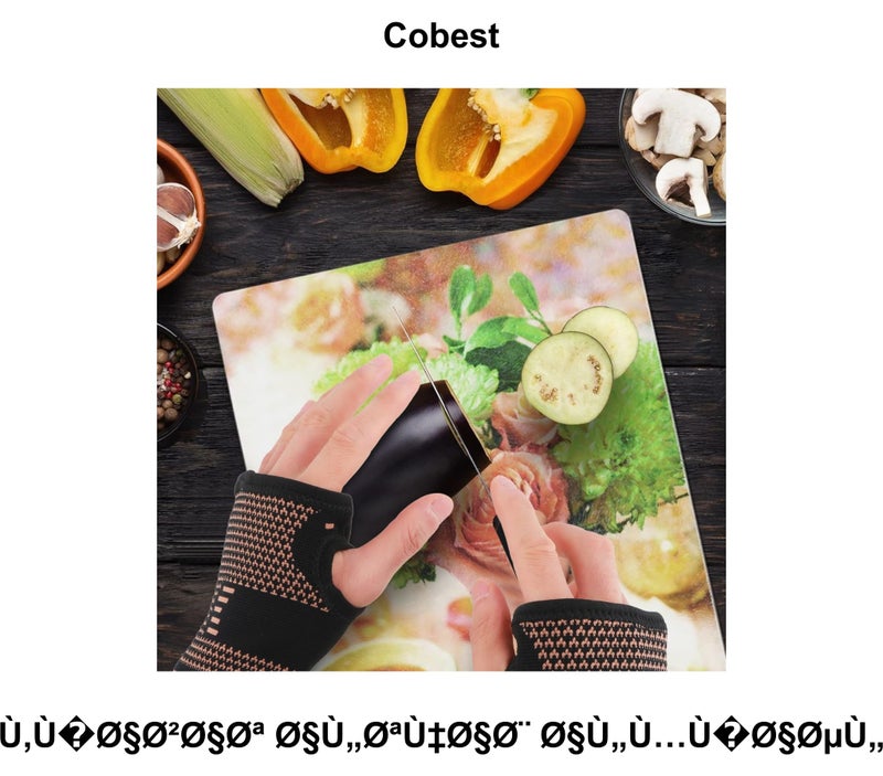 SOLARAE Arthritis Compression Gloves, Wrist Brace for Carpal Tunnel with Thumb Loop, Breathable Wrist Support Brace Fingerless Glove, Sport Hand Wrist Brace Arthritis Pain Relief for Women Men- (L) 1 Pair - Image 4