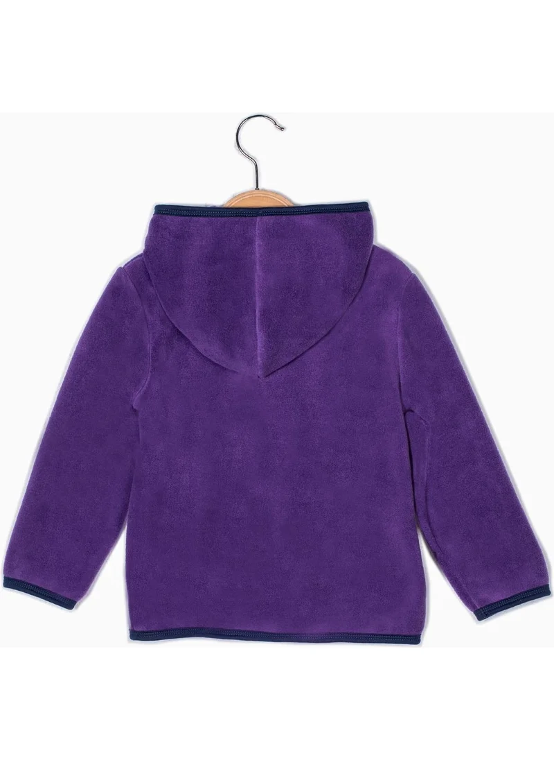 Zeyland Girls Zippered Polar Fleece Cardigan