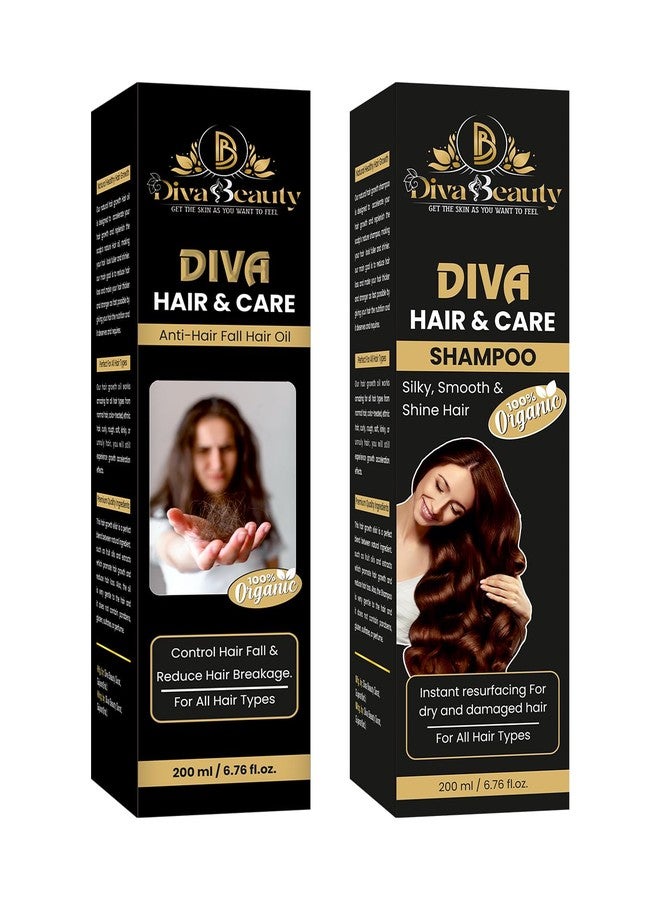 ديفا بيوتي مجموعة ديفا بيوتي الأيورفيدية لزيت الشعر المنعش وشامبو مضاد لتساقط الشعر للنساء | شامبو لشعر كثيف وقوي | شامبو أيورفيدي لشعر صحي - Image 1