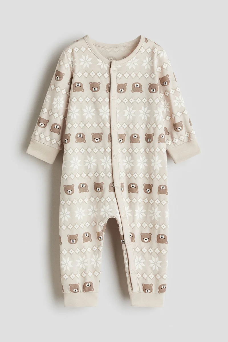 H&M Patterned sleepsuit
