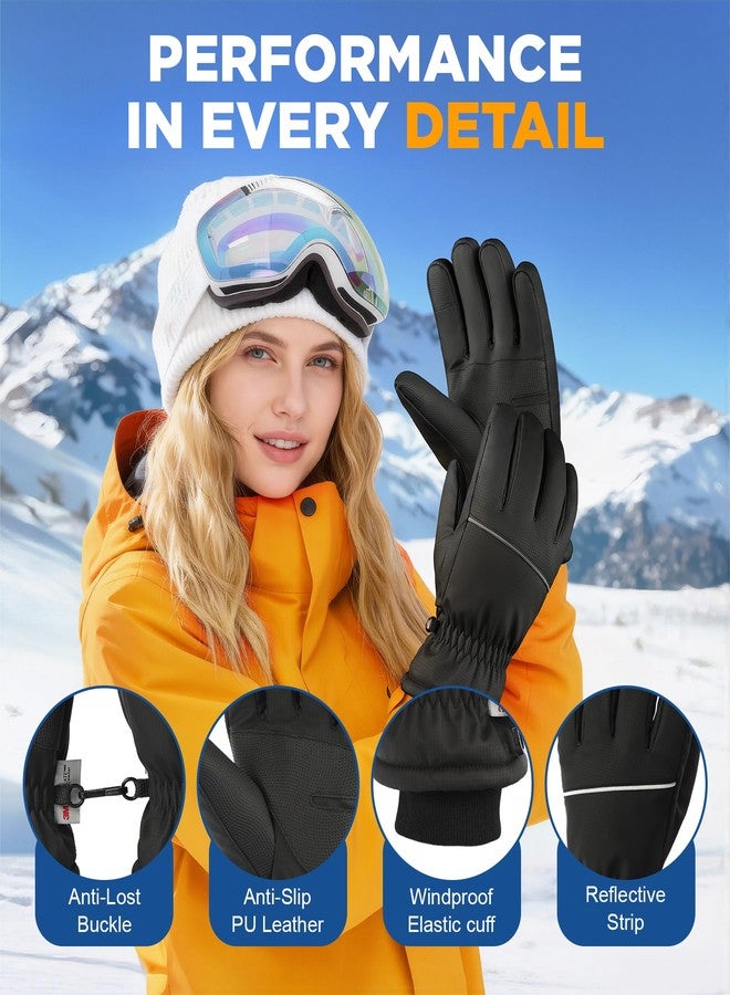 UMEWARM -10℉ Waterproof Winter Gloves Men, Touchscreen Fingers Snow Ski Gloves with 5-Layer Extended Cuff - Image 5