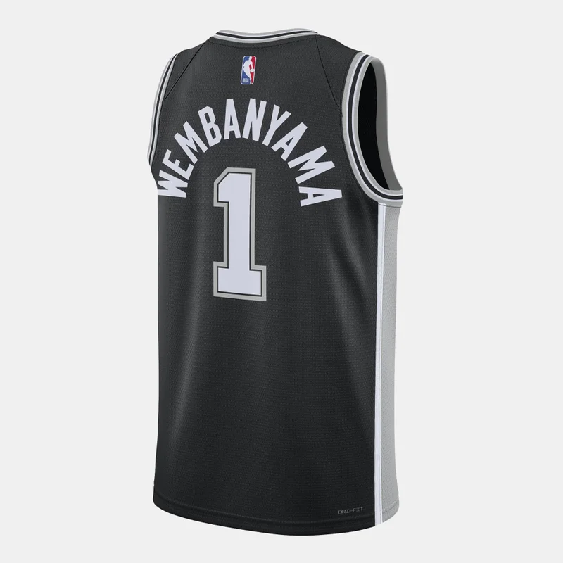 Nike Black Men 22/23 NBA San Antonio Spurs Icon Edition Swingman Basketball Jersey for Men | Best Price UAE