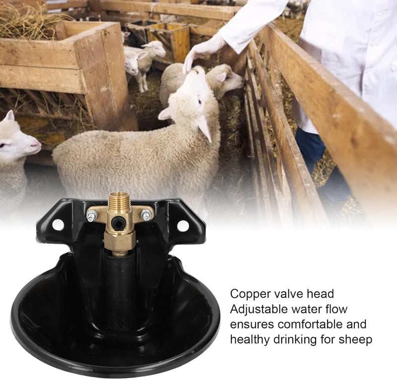 Feeding Watering Equipment Waterer Farm Feeding Water Drinking Bowl Water Dispenser for Chicken Cattle Horse Goat Sheep Automatic Livestock for Chicken Cattle Horse - Image 5