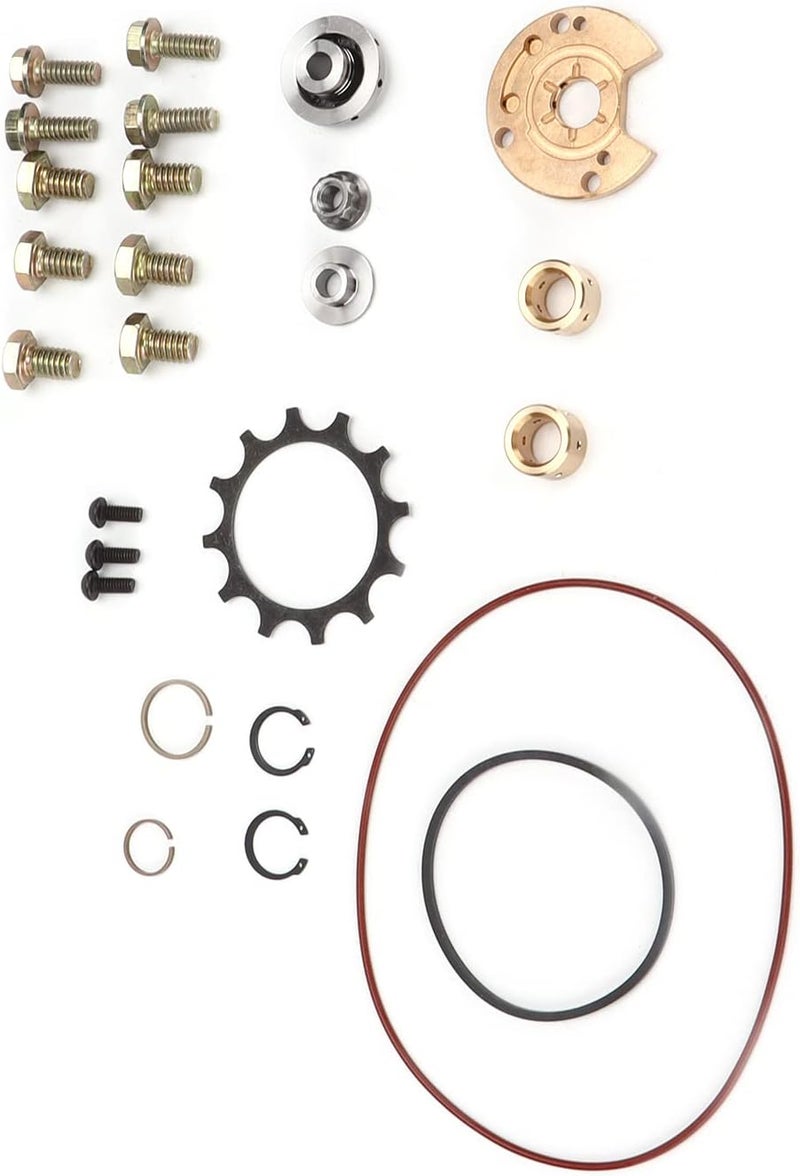 Turbo Repair Kit Replacement for 300D 300SD 3L T3 T4 Turbo, Turbo Rebuild Kit, Complete 26PCS Turbocharger Core Rebuild Kit with High - Quality Aluminu - Image 3