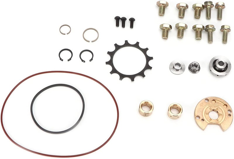 Turbo Repair Kit Replacement for 300D 300SD 3L T3 T4 Turbo, Turbo Rebuild Kit, Complete 26PCS Turbocharger Core Rebuild Kit with High - Quality Aluminu - Image 2