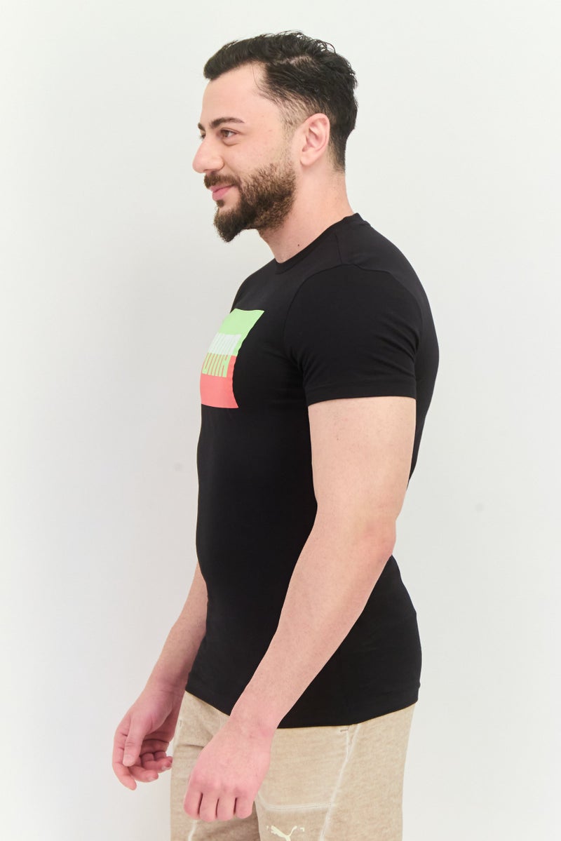 PUMA Men Slim Fit Short Sleeves Outdoor T-Shirt, Black - Image 2
