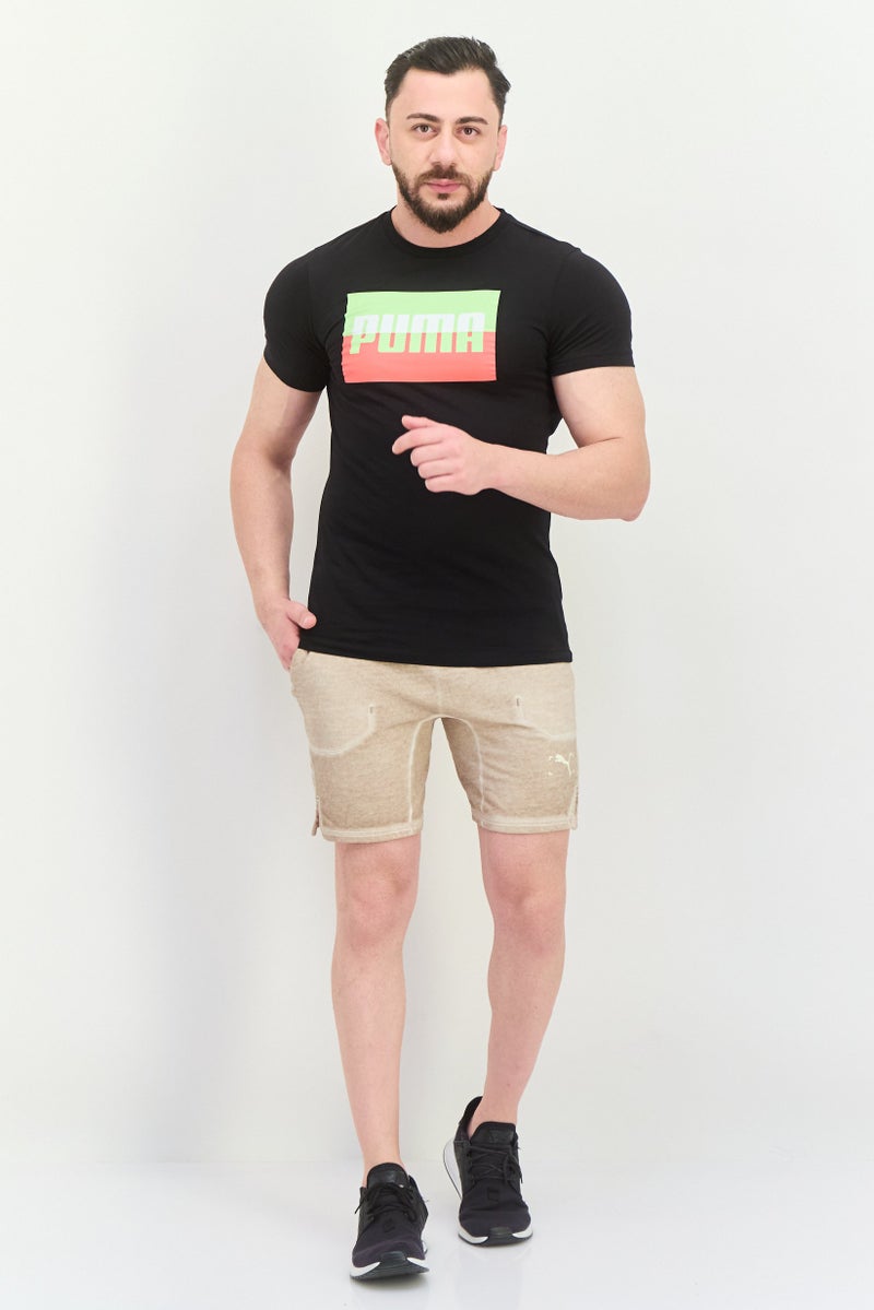 PUMA Men Slim Fit Short Sleeves Outdoor T-Shirt, Black - Image 4