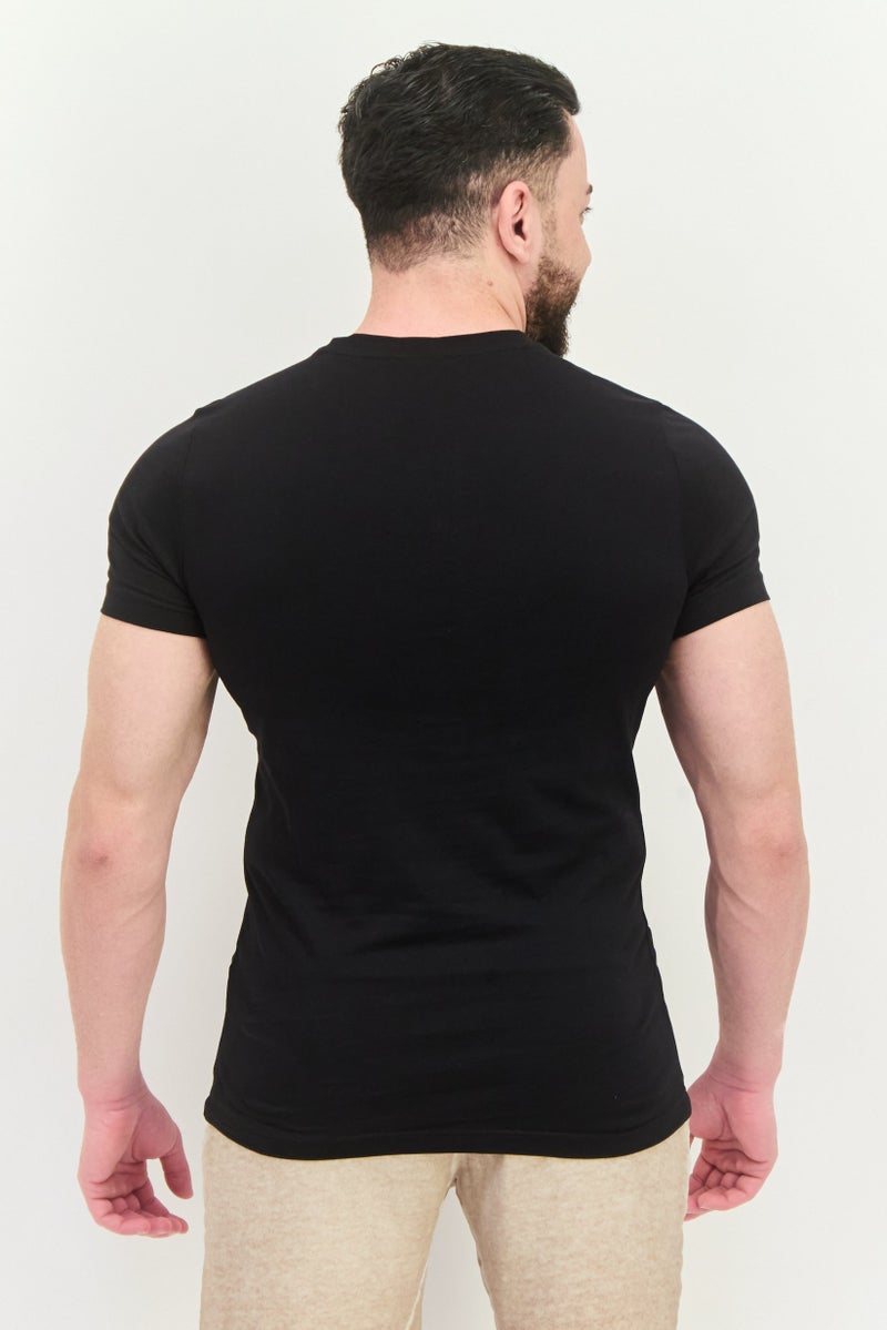 PUMA Men Slim Fit Short Sleeves Outdoor T-Shirt, Black - Image 3