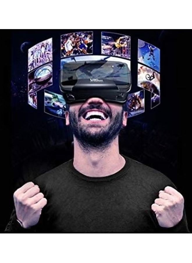Generic 3D Virtual Reality Magical VR Glasses Black  - Image 2