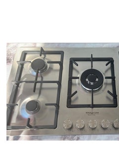 kitchen Line 90 cm Flat Gas Stove - 5 Burners, Cast Iron Griddle with Automatic Ignition, Front Tri-Ring Handle  - Image 5