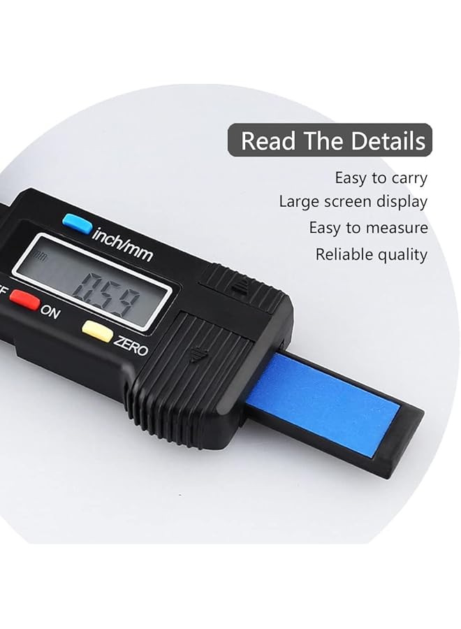 KASTWAVE Tire Tread Depth Gauge, Digital Tire Tread Depth Gauge, 0-25.4 Mm Inch Tire Gauge Digital With Lcd Display Tread Checker Tire Tester, Tire Tread Depth Measuring Tool For Cars Trucks Vans Suv - Image 5