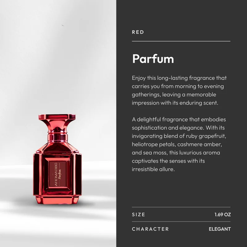 أروما 360  عطر ريد للجنسين - جريب فروت، عنبر، فلفل، وطحالب - عطور للرجال والنساء - خالي من منتجات الحيوان - سعة 50 مل