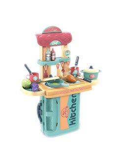 XIONG CHENG 3 in 1 Little Chef Kitchen Playset for Boys and Girls  - Image 1