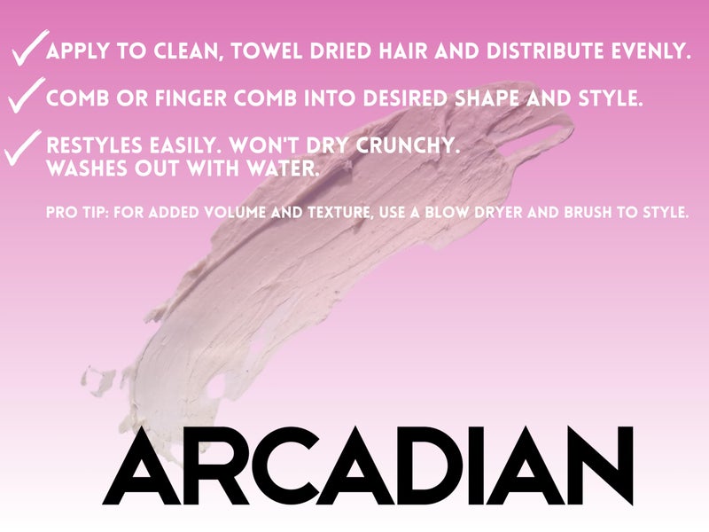 Arcadian معجون شعر أركاديان للرجال - لمسة غير لامعة، تثبيت قوي، 4 أوقيات - Image 3