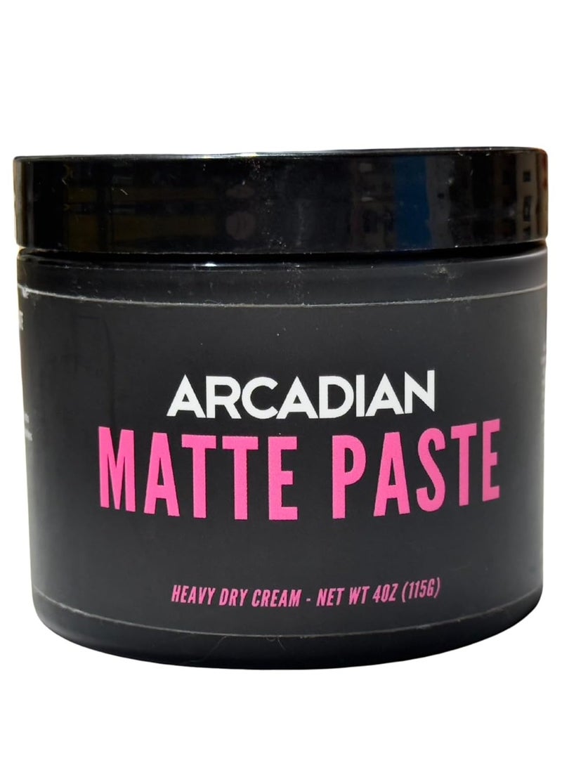 Arcadian Arcadian Grooming Matte Paste – Heavy Hold, Natural Matte Finish, Hair Styling Product for Textured and Structured Looks, Suitable For All Hair Types  - Image 1