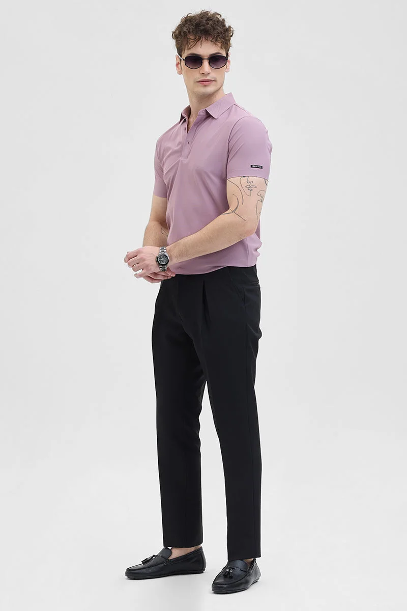 Snitch Purple Purple Technical Stitchless Polo T-Shirt for Men | Best Price UAE