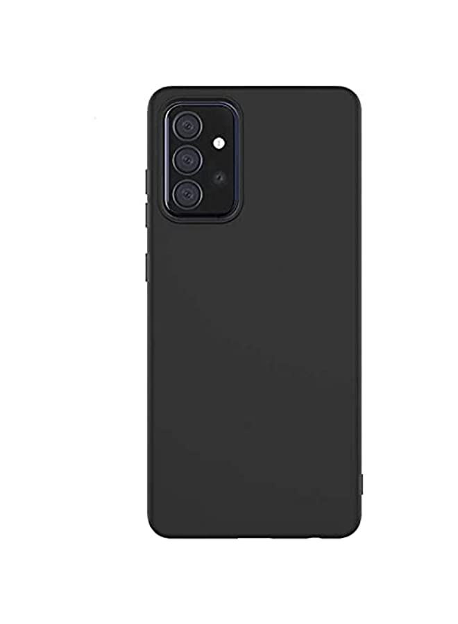 vesus Case for Samsung Galaxy A72 / A72 5G Case Cover Black Slim Fit for Soft TPU Back Cover Flexible Silicone Cover Matte Black for Samsung Galaxy A72 / A72 5G