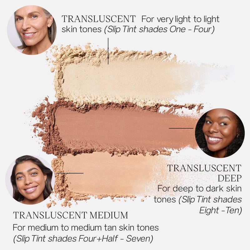 Saie Airset Radiant Loose Setting Powder - Weightless Face Powder to Set, Smooth + Diffuse Face Makeup - Formulated with Hydrating Squalane - Translucent (0.14 oz) - Image 4