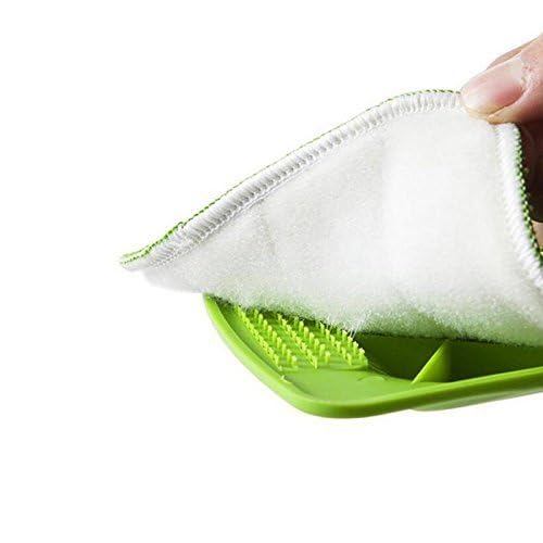 Gnexin Microfiber Flat Pros Reusable Spray Mop Replacement Pads Heads for Wet/Dry Mops for Floor Cleaning and Scrubbing Dust Cleaning Mop Head Cloth Pads Spray Mop Pad -Multicolor (4) - Image 3