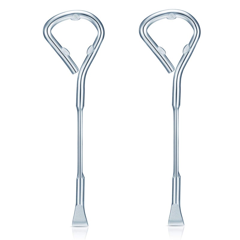 Paint Can Opener Paint Bottle Opener Metal Paint Can Steel Paint Can Tool in Silver 2 Packs