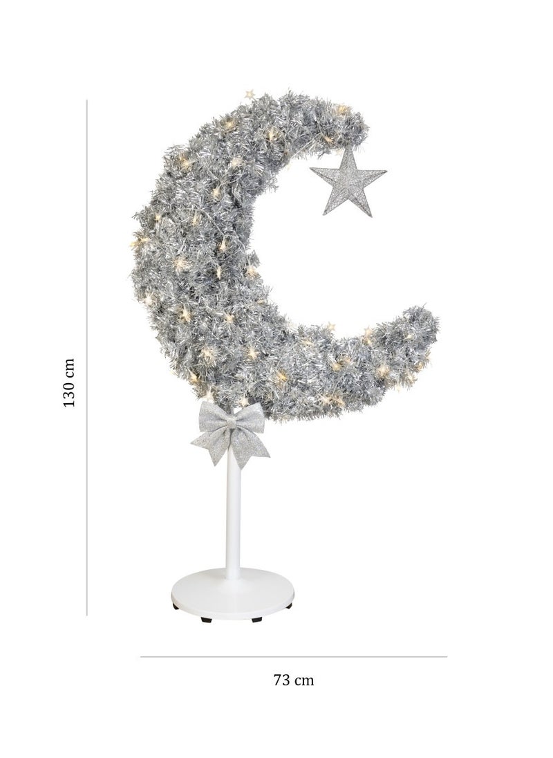 Hilalful HilalFul Decor Tree - Silver | Home Decoration | For Indoor Lighting of Bedroom, Living Rooms | Decorative Piece for Ramadan, Eid And Other Celebrations | Islamic Themed  - Image 2
