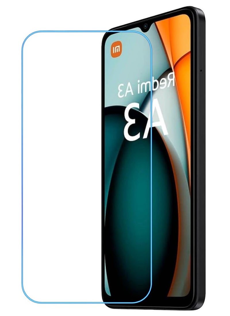 ACLIX Antistatic ESD Dustproof Premium Quality High Definition Clear Tempered Glass Screen Protector Designed For Xiaomi Redmi A3 - Image 1