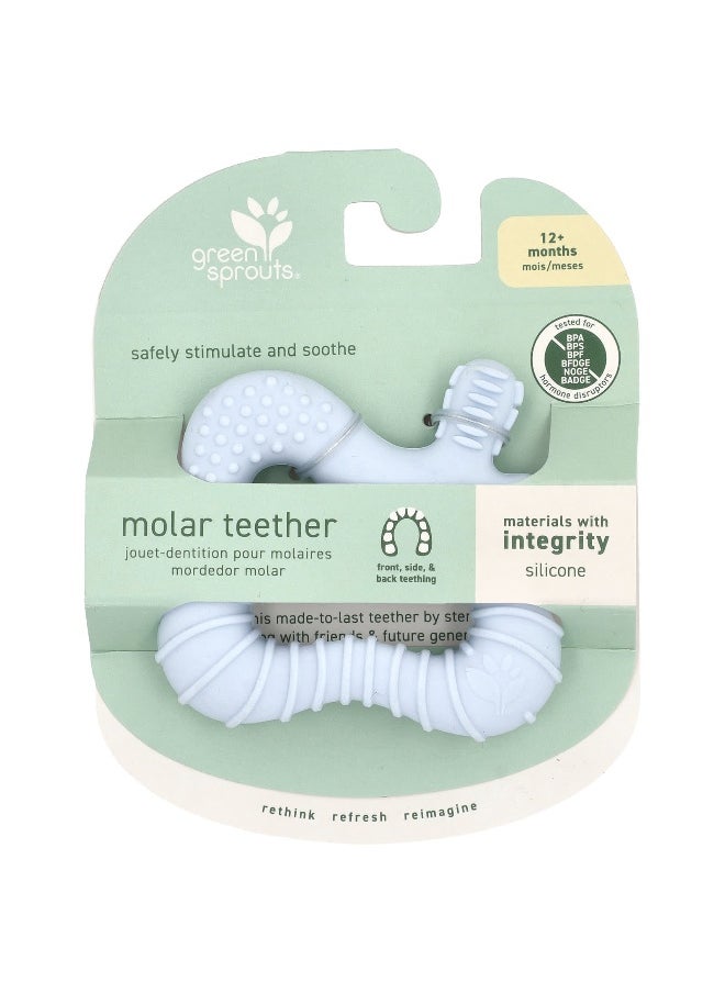 green sprouts Green Sprouts, Molar Teether, Silicone, 12+ Months, 1 Teether  - Image 1