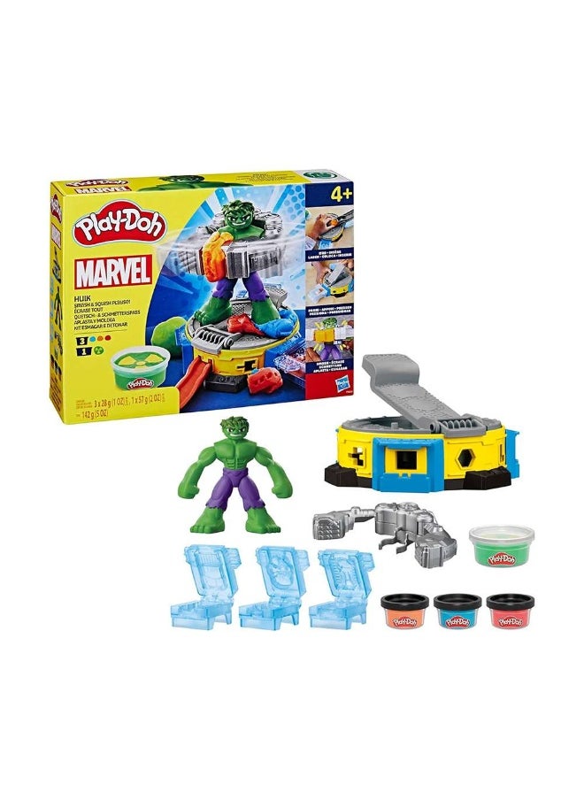 Play-Doh Play-Doh Marvel Hulk Squeeze & Butterfly Fun Playset  - Image 1