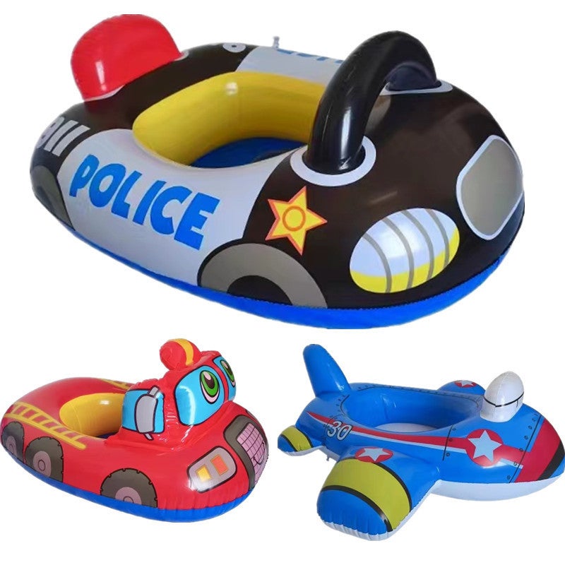 110 Car Horn Boat Baby Swimming Seat With Steering Wheel Horn Will Be Called Water Car Boat - Image 2