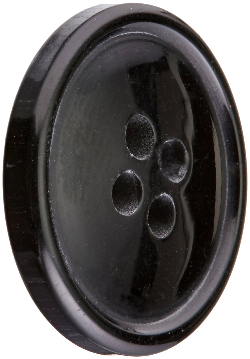 Blumenthal Lansing Slimline Buttons Series 1-Black 4-Hole 3/4" 3/Card - Image 1