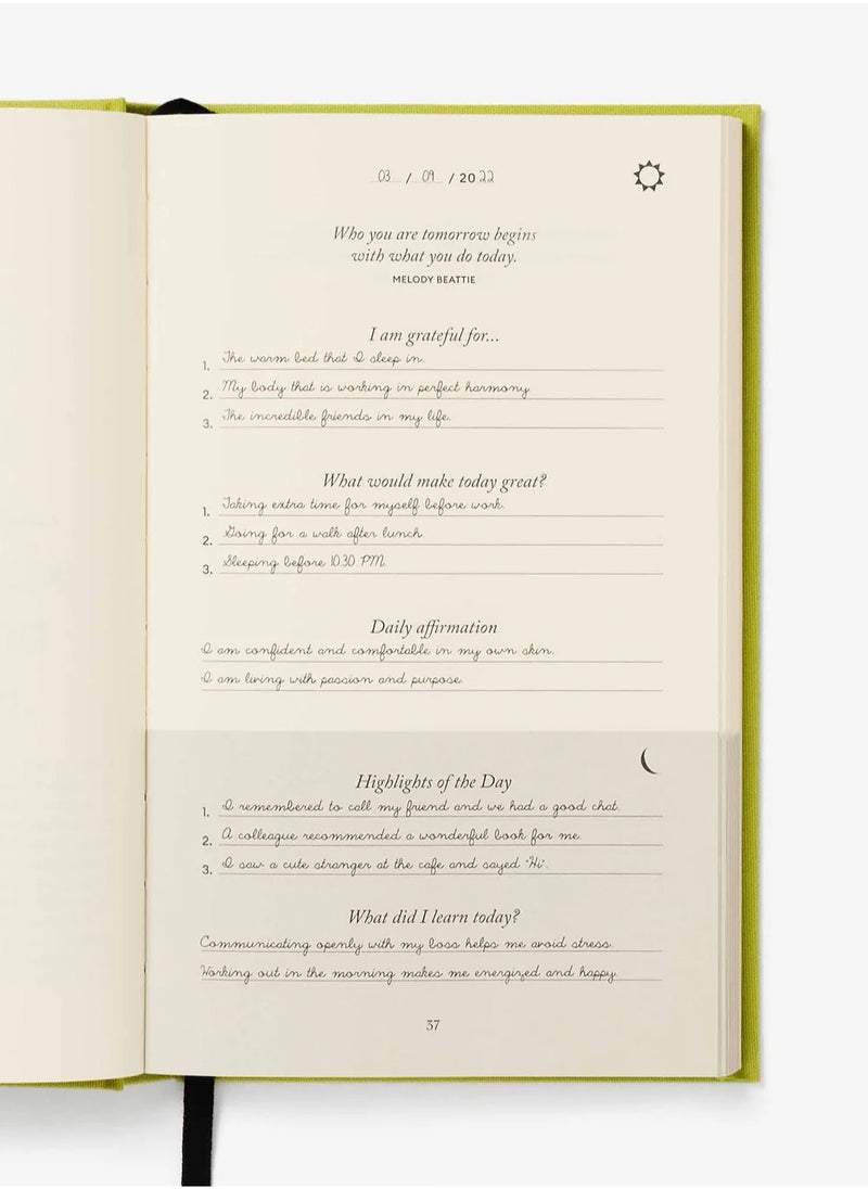 Intelligent Change Intelligent Change Five Minute Journal Apple Green  - Image 3