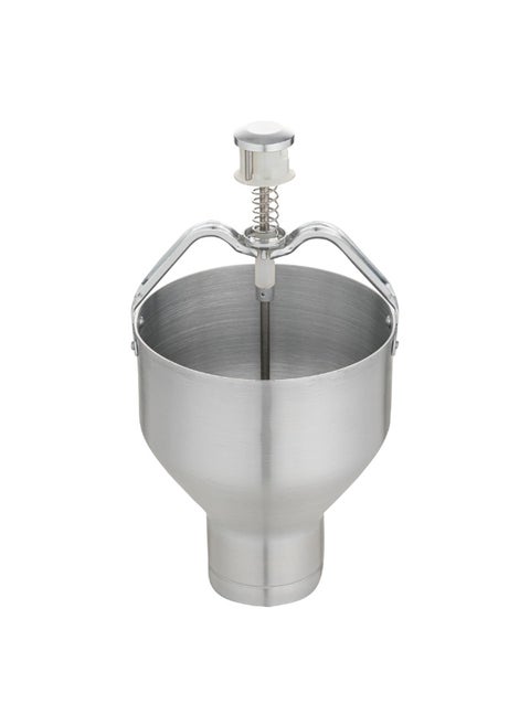 Met Lux 88 Ounce Waffle Batter Dispenser, 1 Durable Pancake Dropper - Easy To Use, With Portion Control Dial Settings, Aluminum Cupcake Batter Dispenser, Make Crepes or Biscuits
