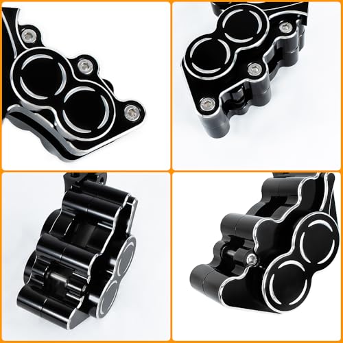 M Maintenanse 4-Piston Brake Front Caliper for 2009-2025 Harley Touring Street Glide Road Glide Road King Electra/Ultra 11.5in Rotors (Front Left) - Image 5