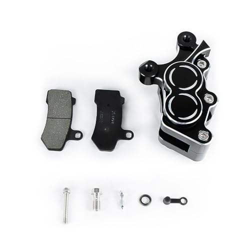 M Maintenanse 4-Piston Brake Front Caliper for 2009-2025 Harley Touring Street Glide Road Glide Road King Electra/Ultra 11.5in Rotors (Front Left) - Image 1