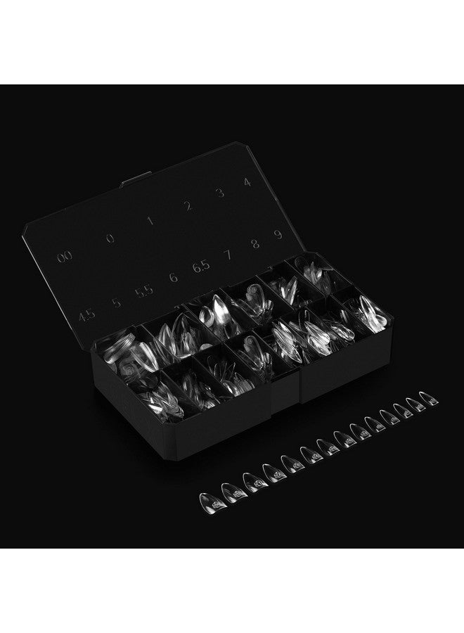 APRÉS Apres Gel-X® Natural Stiletto Short Tip Box | 500pc Gel-X Tips, 11 Sizes 00-9, Premium Quality  - Image 3