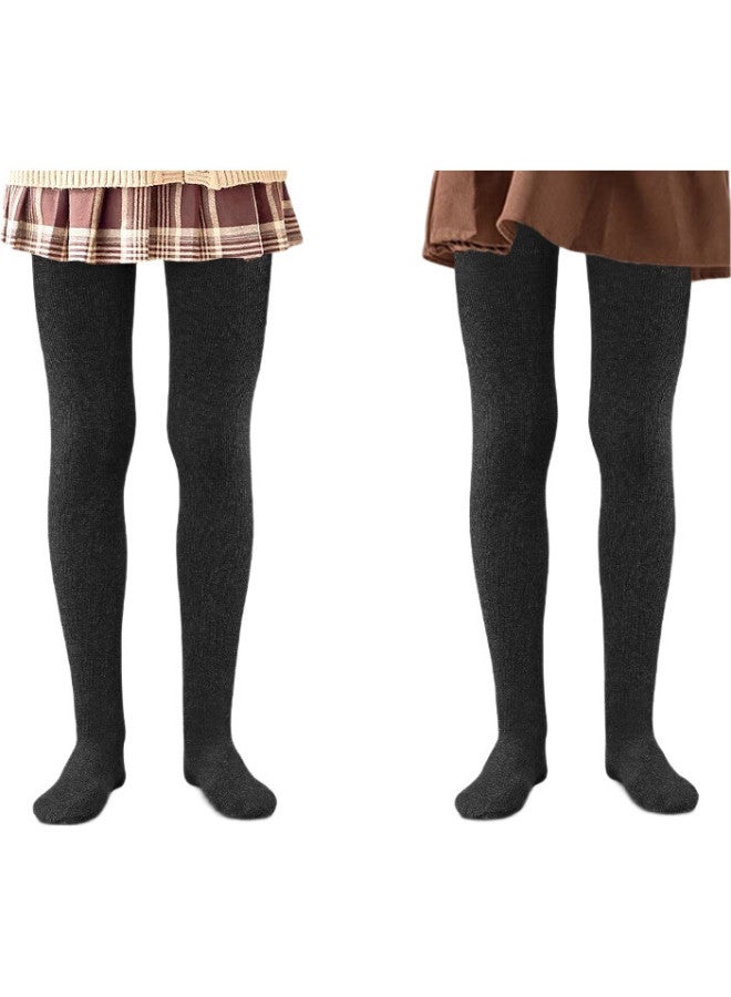 Barbie Children'S Tights, Girls' Leggings, Spring And Autumn Base Layer Socks, Girls' Cotton Black Student Thigh-High Socks - Image 1