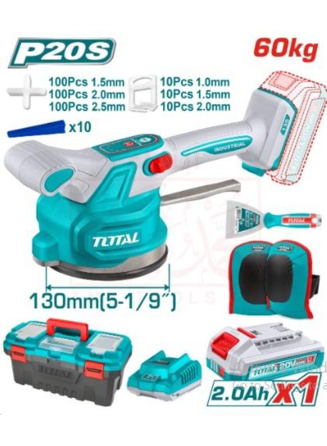 TOTAL 20V Cordless Tile Vibrator Kit – TTVLI20018